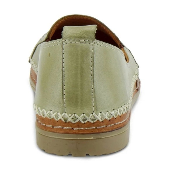 Spring Step Olive Perforated Loafers - Picture 7 of 8